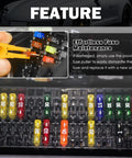 Feature of 120 Piece Car Fuse Kit With Tester And Puller, Multi Amp Blade Fuses Set Includes 35A 30A 25A 20A 15A 10A 7.5A 5A 3A 2A