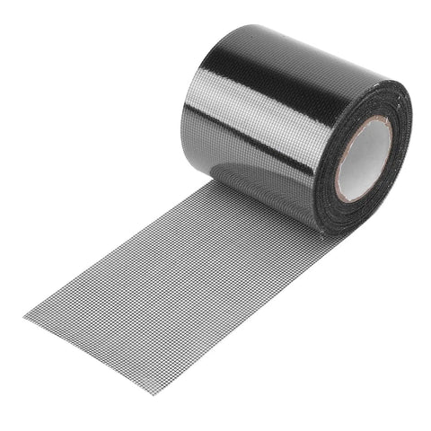 Heavy Duty Window Screen Repair Tape 80mm By 9.15m Transparent Self Adhesive Patch For Mesh Doors Tents Pool Nets And Car Screens Black