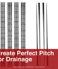 Conversion Shower Floor Kit With Built In Slope And Curb For Fast Drainage Tile Over Any Liner System Lightweight High Impact Plastic