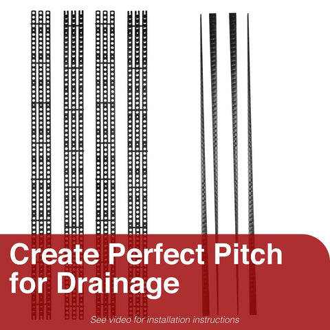 Conversion Shower Floor Kit With Built In Slope And Curb For Fast Drainage Tile Over Any Liner System Lightweight High Impact Plastic