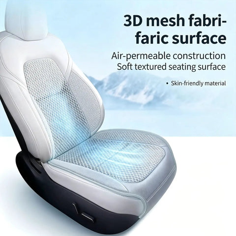 Custom Fit Breathable Ventilated Car Seat Pad For Chevrolet Volt Bolt Euv Blazer Ev features 3D mesh fabric surface.