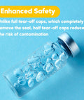 10mL Injection Vials With Self Healing Port And Sealed Cap Clear Glass With Transparent Design For Easy Visual Checks Secure Seal No Fuss Spill Proof For Multi Use Sampling, clear vial with sealed cap