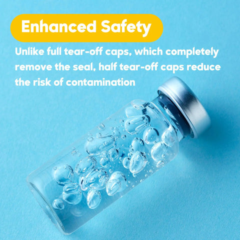 10mL Injection Vials With Self Healing Port And Sealed Cap Clear Glass With Transparent Design For Easy Visual Checks Secure Seal No Fuss Spill Proof For Multi Use Sampling, clear vial with sealed cap