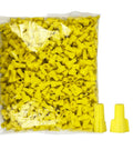 Yellow Winged Wire Twist Nuts Set 500 Pcs Assorted Wirenuts For 22 10 AWG Cable Easy Grip Non Slip Winglets Stainless Spring Caps
