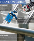 Operation guide for Metal Pipe Cutting Guide Kit With Pipe Saddle Template For Precise Marking And Straight Cuts Three Outer Diameter Templates For Quick Accurate Cuts And Seamless Welds On Metal Piping.