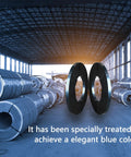 Beefy Bluing Steel Strapping Coil 3/4 Inch Wide 0.020 Inch Thick 2150 Feet 1800 Lbs Break Strength Heavy Duty Pallet Strapping Roll 2 Coils