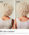 Before and after using Forever Blonde Leave-In Treatment Spray For Bleached And Lightened Hair That Repairs, Restores Vitality