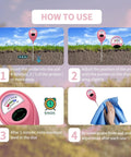 How to use guide for pink Soil Moisture Meter For Indoor Plants And Lawn No More Guesswork Easy Water Gauge To Prevent Overwatering