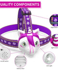 Unicorn LED Headlamp For Kids And Adults, Totally Fun Toy Style Light Up Gear with adjustable headband and quality components