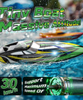 Amped Up Turbo Charged RC Speed Boat With LED Lights Self Righting Hull 30 Plus KMH Top Speed Two Batteries In Water