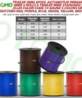 Six Color Code 14 Gauge CCA Wire Spool Set 100 Ft Each 600 Ft Total Single Conductor Automotive Primary Hook Up Wire SAE J1128