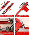 Pro Grade Circular Saw Guide Rail For 12 Inch Saw Base Aluminum Alloy Precision Base Guide Adjustable Cutting Machine Guide