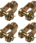 Beefy Heavy Duty Slack Adjuster Clevis Pin Kit, Four Pack With One Half Inch Pin Push Rod Clevis And Five Eighth Inch Female Thread Clevis Yoke