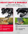 Comparison of two clamps with Universal Cup Holder For ATV And Motorcycle Handlebar Water Bottle Mount with durability details.