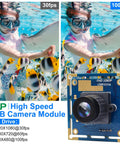 Rock Solid 1080P USB Security Camera Module With Wide Angle Lens And Killer Low Light Setup Smooth 30FPS showing underwater scenes.