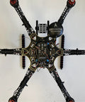 Top view of drone featuring Plug And Play DIY GPS Module With Mount For Pixhawk Flight Controller With Built In Compass