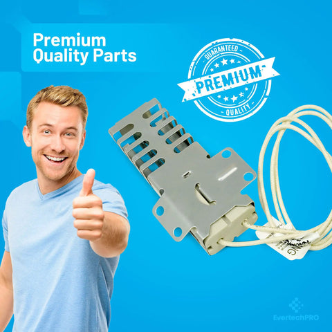 Flat Igniter Replacement Kit For GE Hotpoint Whirlpool Frigidaire Electrolux Maytag Ranges Easy Install Fits JGBC16GEH2