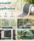 Heavy Duty Fiberglass Screen Repair Tape Patch 7cm by 5cm Self Adhesive Mesh Repair Kit for windows, doors, RVs, tents