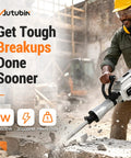 Professional Electric Jack Hammer Pumping 3500W Real Kick And 3000BPM Thumping Impact used for breaking concrete with heavy-duty durability.