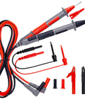 Soft Silicone Electrician Test Leads Kit Pro Grade Heavy Duty Built Tough CAT III 1000V CAT IV 600V with alligator clips and probes