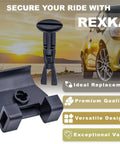 Five Pack Front Bumper Cover Clips And Pin Retainer Fasteners Kit For Toyota And Lexus Cars with black clips and pin
