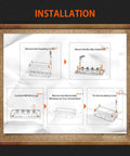 Installation guide for Heavy Duty 300A Bus Bar With Four M8 Studs Power Distribution Block For 48V DC Battery Systems.