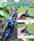 Raised Bed Drip Irrigation Kit For Flower Beds Up To 4x8 Feet DIY Garden Grid Watering System With Adjustable Drippers in use