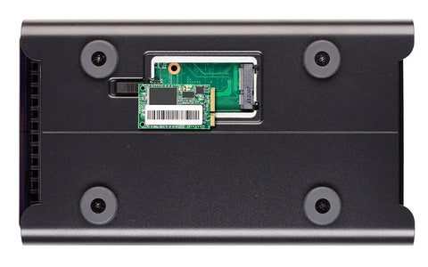 Heavy Duty Five Bay External Hard Drive Enclosure Featuring Thunderbolt 3 And Usb 3 0 Ports circuit board view from above.