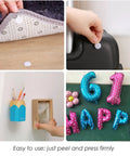 JUMINIZ white 0.59-inch adhesive hook-and-loop fastener dots, 1000 pcs (500 pairs) for crafts and classroom use