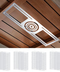 Ceiling installation of 72 Pack Light Fixture Mounting Brackets For DIY Friendly New Build Round Hole Rough In Mounting Plate
