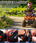 Red 2 Pin Battery Wire Harness Connector for 12 Volt Ride On Vehicles with 12 Gauge Wire 40 Amp Fuse and toy ATV installation
