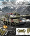 Epic Remote Control Battle Tank Set 1/24 with M1A2 in action showing recoil and vibration features