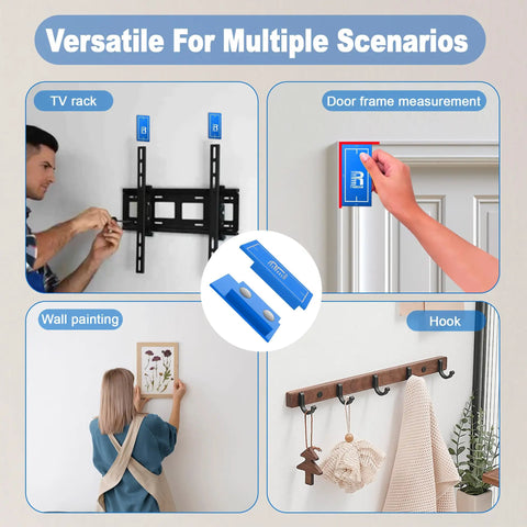 Heavy Duty Magnetic Stud Finder With Solid Aluminum Frame Pinpoints Wall Stds And Wood Framing Fast Lightweight Pocket Sized Tool Belt Clip Ready Straight Up Reliable For Any Weekend Warrior