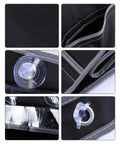 Tough As Nails EV Charger Port Cover 600D Oxford Cloth Waterproof Rain Shield with clear suction attachment detail.