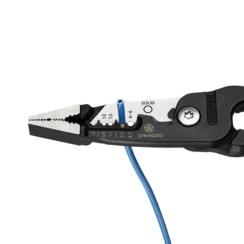 Three Piece Electrical Tool Set With Forged Wire Stripper Lineman Pliers And High Leverage Cutter For Pro DIY Electricians Daily Use On The Job