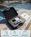 Keep Your Swim Spot Looking Sharp With This Digital 7 In 1 Water Test Kit Delivering Snap Results For Chlorine Bromine pH Alkalinity And Hardness While Covering All The Bases Smoothly Inside.