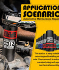 14 Piece One Half Inch Drive Impact Socket Set Built Strong For High Torque, 8 mm To 22 mm Deep Sockets in automotive use