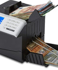 New 2024 Mixed Denomination Money Counter And Counterfeit Detector for Eight Currencies Reads Any Orientation Totals Value