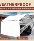 Heavy Duty White Tarp 20x30 Waterproof 7.5 Mil All Purpose Poly Tarps Cover snow proof UV protection garage shelter