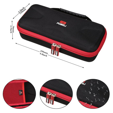 Heavy Duty Eva Carrying Case For Fluke 323 324 325 301D 302 303 305 902 FC Clamp Meter Multimeter Rock Solid Impact Resistance Lockdown With Snug Sealed Fit Waterproof Cover To Keep Gear Locked Down Safe And Sound