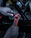 Adjustable Battery Cable Stripper With Fine Tunable Blade Depth used on automotive cable, spring-assisted, handheld design
