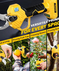 Beefy Brushless Electric Pruning Shears 20V Battery Compatible Cordless Garden Pruner, 26000 RPM SK7 blades trimming plants