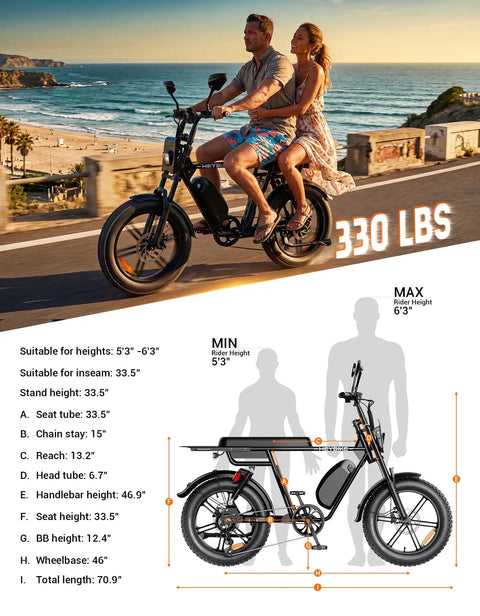 Dual Battery Adult Electric Bike With 956 Wh Juice And A Mean 1800W Motor Logging Ninety Miles Smooth Full Suspension riding along the beach.