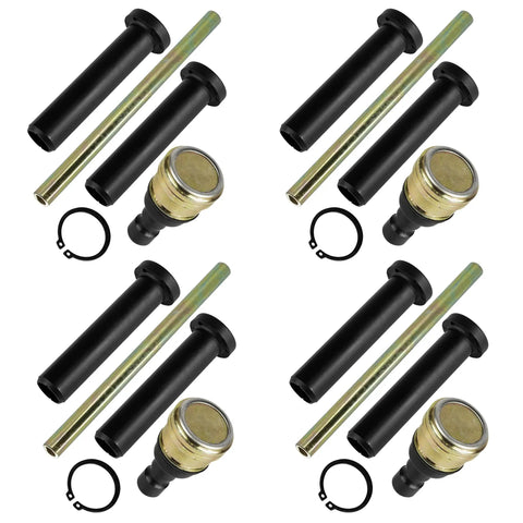 Front A Arm Pivot Bushing Ball Joint Kit For Polaris RZR 570 800 Series 2010 2014 2012 2020 S 570 2017 Trail 570 2021 2022 Off Road Ready OEM Compatible With 5138791 5137104 5436973 5431596 5433066 5434551 5436220 7082507 7081924 70816 front suspension parts set
