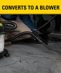 4 Gallon Wet And Dry Shop Vac With 4 Peak HP Stainless Steel Tank 3 In 1 Blower Heavy Suction Portable Top Handle Vacuum in use