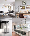 Modern decor with Dimmable Vintage LED Edison Bulbs 8W to 100W Equivalent, ST58 Cool White 4000K, 1200 Lumens, E26 Base in various settings