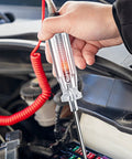 Beefy Heavy Duty 6 To 24V Automotive Circuit Tester With Replacement Indicator Light And Extra Spring Bulb For 6V 12V And 24V DC Circuits In Cars Trucks And More held over fuse box