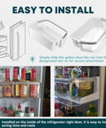 Installation of Right Side Refrigerator Door Bin Replacement For LG Kenmore Elite Models 795 Series in fridge.