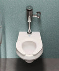1.28 GPF Top Mount Exposed Sensor Flush Valve For Water Closet With Gear Driven Ceramic Cartridge And Hydropower AV Diaphragm, Durable Commercial Restroom Flush System Built For Low Maintenance And Quiet Operation on toilet
