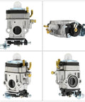 All In One 2 Stroke Carburetor Kit Replacement For 43cc 47cc 49cc 50cc 52cc Engines, metal carburetor with attachments and fittings